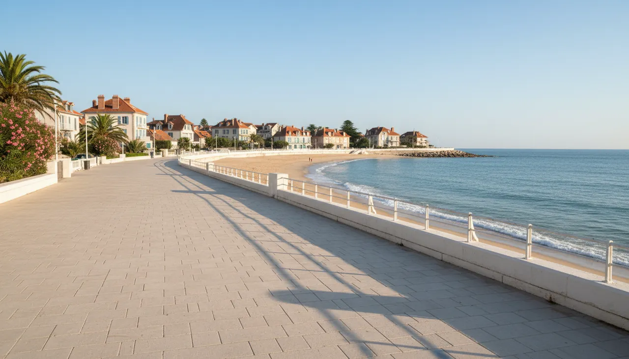 Promenade du front de mer à Calais, quartier recommandé
