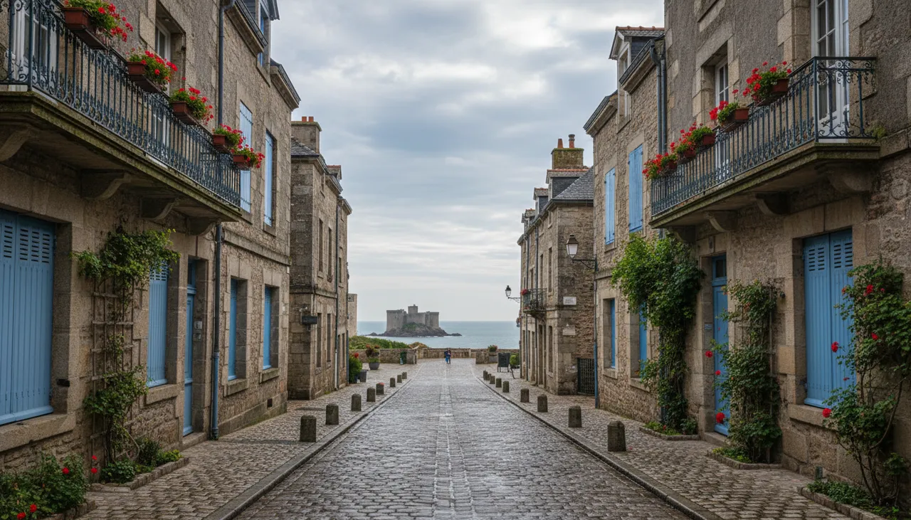 Rue d'un quartier de Boulogne-sur-Mer