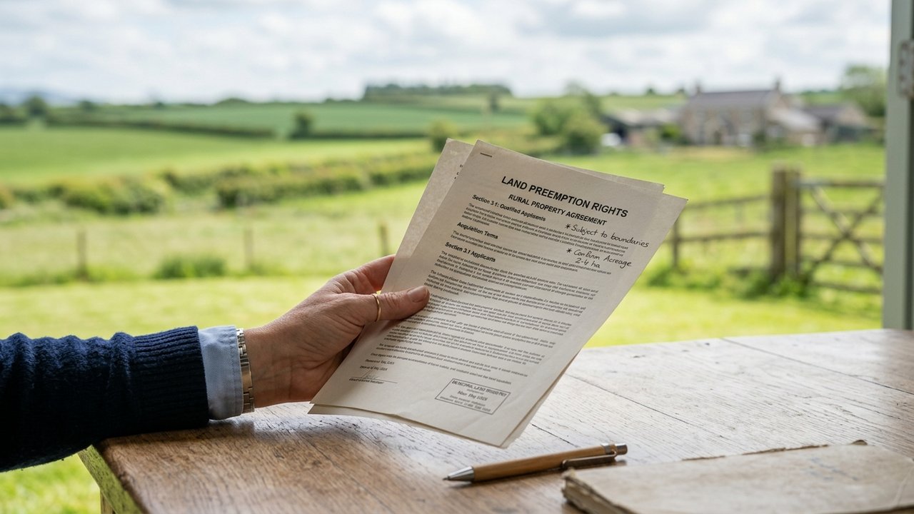 Documents relatifs aux droits de préemption SAFER et vente de terrain