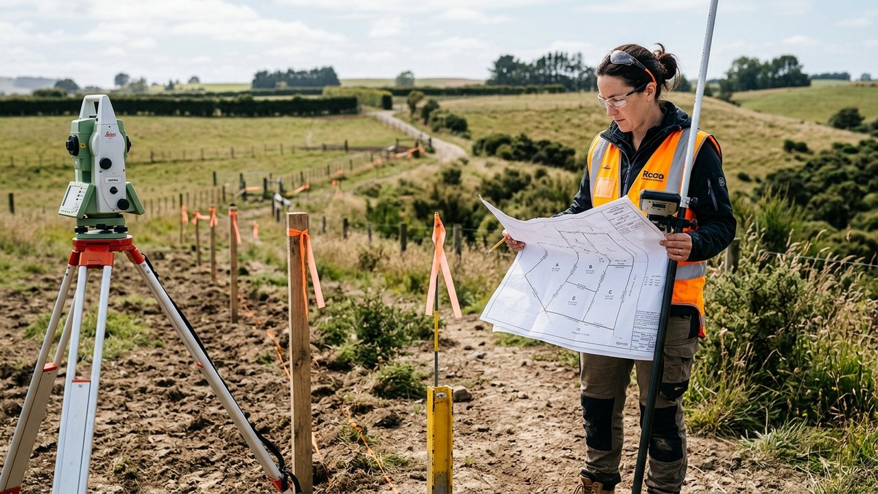 Plan de bornage et division d'une parcelle de terrain