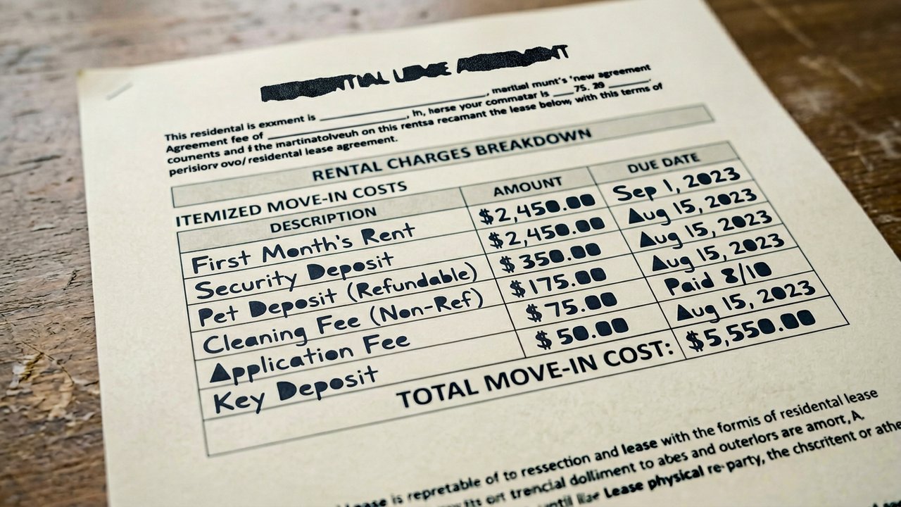Décompte détaillé des charges locatives récupérables